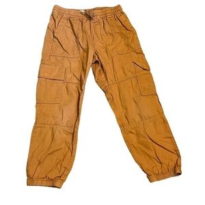 Kid's Gap Mustard Yellow Cargo Style Jogger Pants